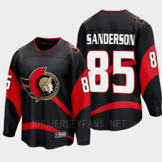 Ottawa Senators Jake Sanderson 2022 Special Edition 2.0 Black #85 Jersey Breakaway Player