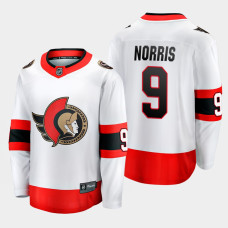 Josh Norris Ottawa Senators 2022 Away Breakaway Player White Jersey