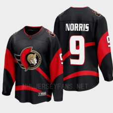 Ottawa Senators Josh Norris 2022 Special Edition 2.0 Black #9 Jersey Breakaway Player