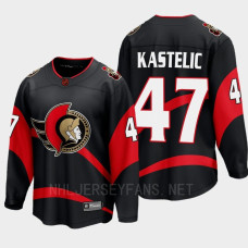 Ottawa Senators Mark Kastelic 2022 Special Edition 2.0 Black #47 Jersey Breakaway Player