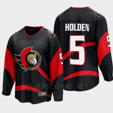 Ottawa Senators Nick Holden 2022 Special Edition 2.0 Black #5 Jersey Breakaway Player