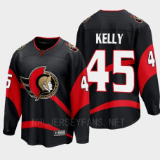 Ottawa Senators Parker Kelly 2022 Special Edition 2.0 Black #45 Jersey Breakaway Player