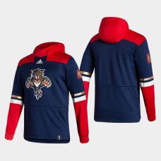 Men's Florida Panthers Navy 2021 Reverse Retro Authentic Pullover Special Edition Hoodie