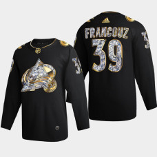 Pavel Francouz Colorado Avalanche 2022 Stanley Cup Playoffs Black Diamond Edition Jersey Authentic