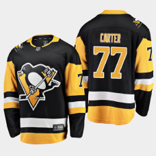 Men's Pittsburgh Penguins Jeff Carter #77 Home 2021 Black Jersey