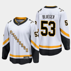 Men's Pittsburgh Penguins Teddy Blueger #53 Special Edition 2021 White Jersey