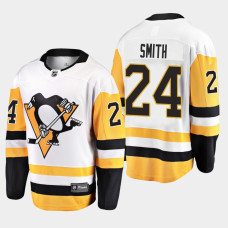 Ty Smith Pittsburgh Penguins 2022 Away Breakaway Player White Jersey