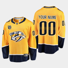 Nashville Predators 2021 Honor Willie O'Ree Celebrate Equality MLK Jr. Day Gold Jersey