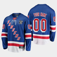 New York Rangers 2021 Honor Willie O'Ree Celebrate Equality MLK Jr. Day Blue Jersey