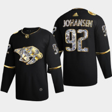 Ryan Johansen Nashville Predators 2022 Stanley Cup Playoffs Black Diamond Edition Jersey Authentic