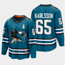 Erik Karlsson San Jose Sharks 2022-23 Home The Evolve Teal Jersey