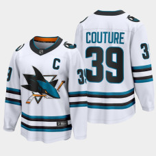 San Jose Sharks Logan Couture 2022-23 Away White #39 Jersey The Evolve