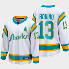 Nick Bonino San Jose Sharks 2022 Special Edition 2.0 Breakaway Player Retro White Jersey