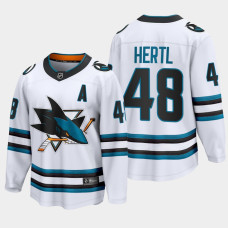 San Jose Sharks Tomas Hertl 2022-23 Away White #48 Jersey The Evolve