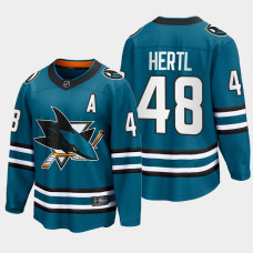 Tomas Hertl San Jose Sharks 2022-23 Home The Evolve Teal Jersey