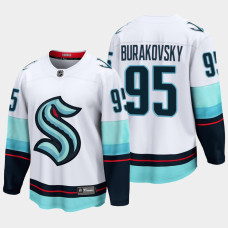 Andre Burakovsky Seattle Kraken 2022 Away Breakaway Player White Jersey