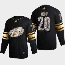 Sebastian Aho Carolina Hurricanes 2022 Stanley Cup Playoffs Black Diamond Edition Jersey Authentic