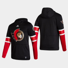 Men's Ottawa Senators Black 2021 Reverse Retro Authentic Pullover Special Edition Hoodie