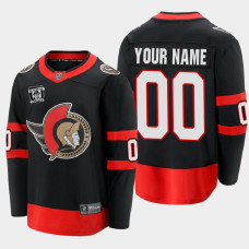 Ottawa Senators 2021 Honor Willie O'Ree Celebrate Equality MLK Jr. Day Black Jersey