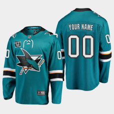 San Jose Sharks 2021 Honor Willie O'Ree Celebrate Equality MLK Jr. Day Teal Jersey