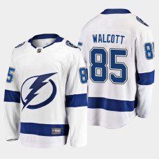 Men's Tampa Bay Lightning Daniel Walcott #85 Away 2021 White Jersey