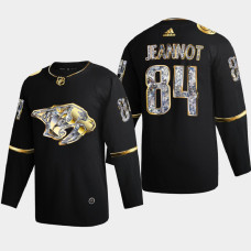 Tanner Jeannot Nashville Predators 2022 Stanley Cup Playoffs Black Diamond Edition Jersey Authentic