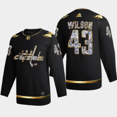 Tom Wilson Washington Capitals 2022 Stanley Cup Playoffs Black Diamond Edition Jersey Authentic