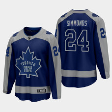 Men's Toronto Maple Leafs Wayne Simmonds #24 Special Edition 2021 Blue Jersey