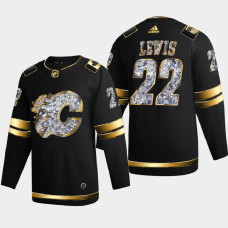 Trevor Lewis Calgary Flames 2022 Stanley Cup Playoffs Black Diamond Edition Jersey Authentic