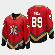 Men's Vegas Golden Knights Alex Tuch #89 Special Edition Red Jersey With 2023 Stanley Cup Patch