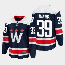 Men's Washington Capitals Anthony Mantha #39 Alternate 2021 Navy Jersey