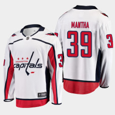 Men's Washington Capitals Anthony Mantha #39 Away 2021 White Jersey