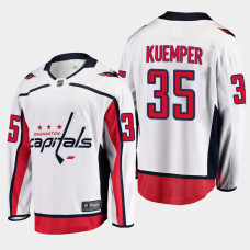 Darcy Kuemper Washington Capitals 2022 Away Breakaway Player White Jersey