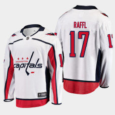 Men's Washington Capitals Michael Raffl #17 Away 2021 White Jersey