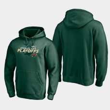 Men's Minnesota Wild Green 2021 Stanley Cup Playoffs Turnover Hoodie