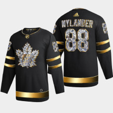 William Nylander Toronto Maple Leafs 2022 Stanley Cup Playoffs Black Diamond Edition Jersey Authentic