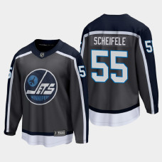 Men's Winnipeg Jets Mark Scheifele #55 Special Edition 2021 Gray Jersey