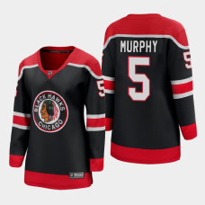 Women Chicago Blackhawks Connor Murphy #5 2021 Special Edition Black Jersey