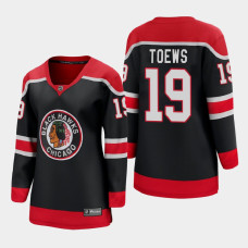 Women Chicago Blackhawks Jonathan Toews #19 2021 Special Edition Black Jersey