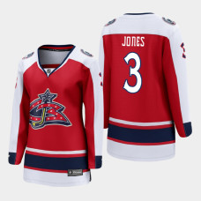 Women Columbus Blue Jackets Seth Jones #3 2021 Special Edition Red Jersey