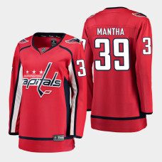 Women Washington Capitals Anthony Mantha #39 2021 Home Red Jersey