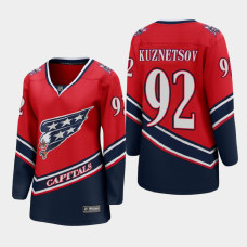 Women Washington Capitals Evgeny Kuznetsov #92 2021 Special Edition Red Jersey