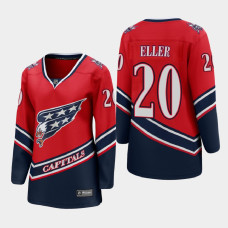 Women Washington Capitals Lars Eller #20 2021 Special Edition Red Jersey