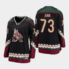 Women Arizona Coyotes Jan Jenik #73 2021 Alternate Black Jersey