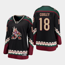 Women Arizona Coyotes Logan Cooley Home 2022 NHL Draft Jersey - Black