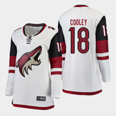 Women Arizona Coyotes Logan Cooley Away 2022 NHL Draft Jersey - White