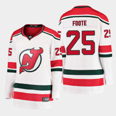 Women New Jersey Devils Nolan Foote #25 2021 Alternate White Jersey