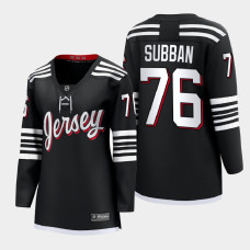 New Jersey Devils P.K. Subban #76 Black Alternate Premier 2022 Jersey Women