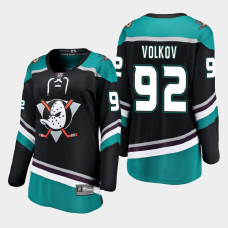 Women Anaheim Ducks Alexander Volkov #92 2021 Alternate Teal Jersey