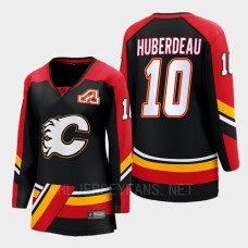 Calgary Flames Jonathan Huberdeau #10 Black Special Edition 2.0 Breakaway Player 2022 Jersey Women